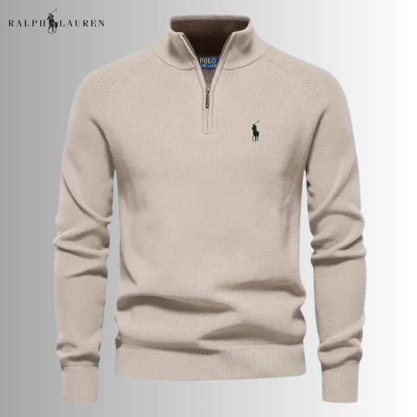 RL® Premium zip sweater for men