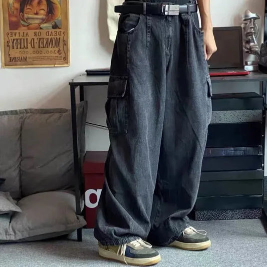 Cargo Denim Pants