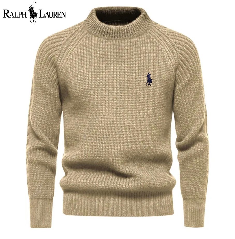 Cotton crew neck sweater