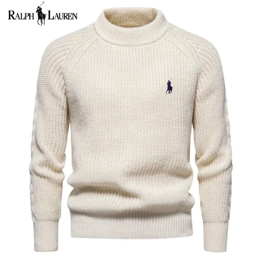 Cotton crew neck sweater