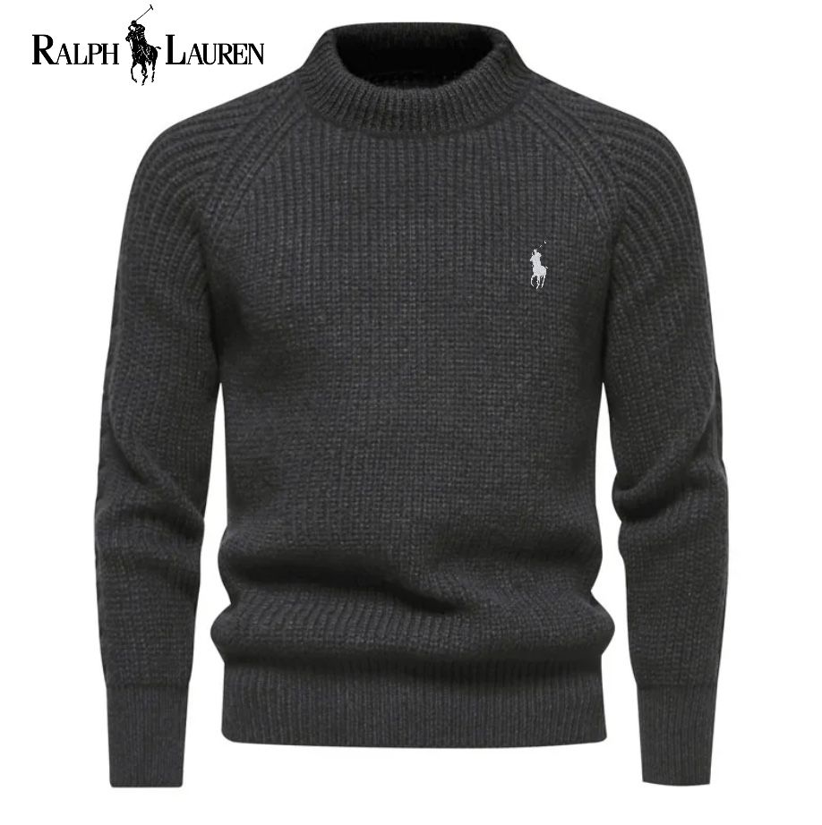 Cotton crew neck sweater